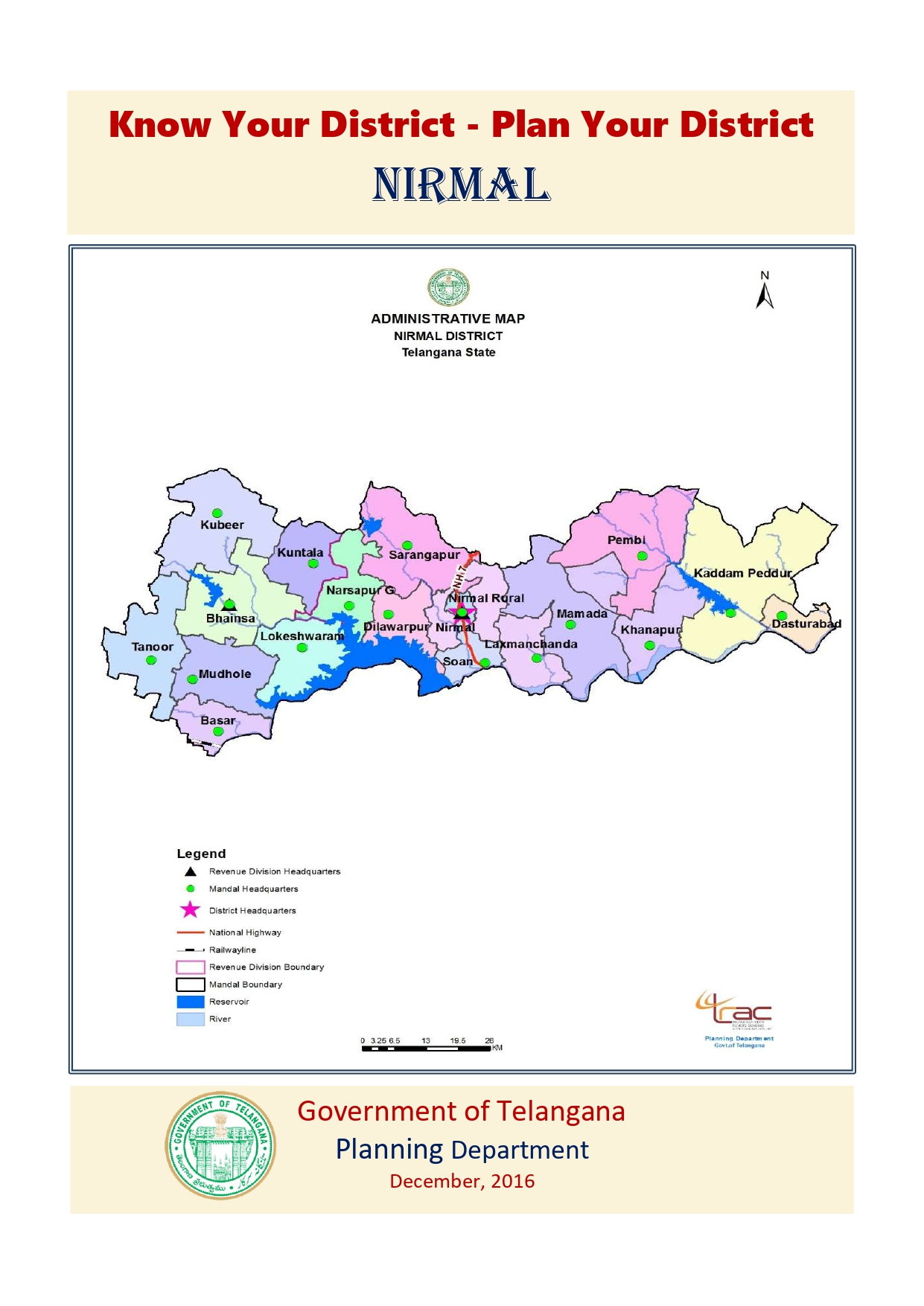 Map of Nirmal District
